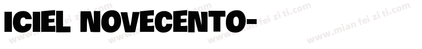 iCiel Novecento字体转换